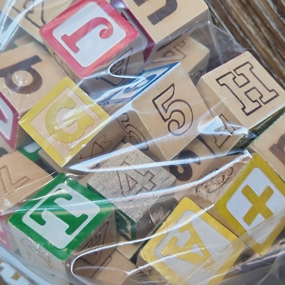 Wooden Alphabet Number Blocks Child Wrench Set Plastic Toys - Picture 5 of 7